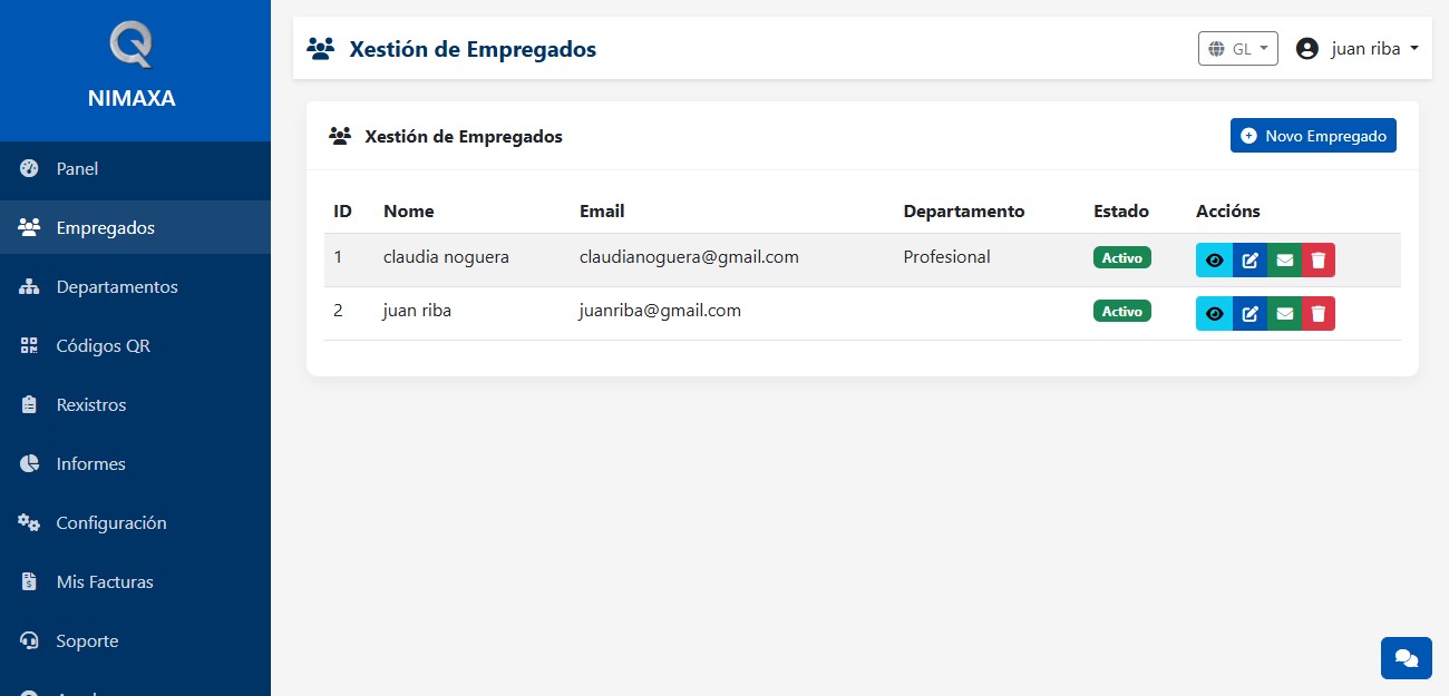 QR Pleyade Empleados